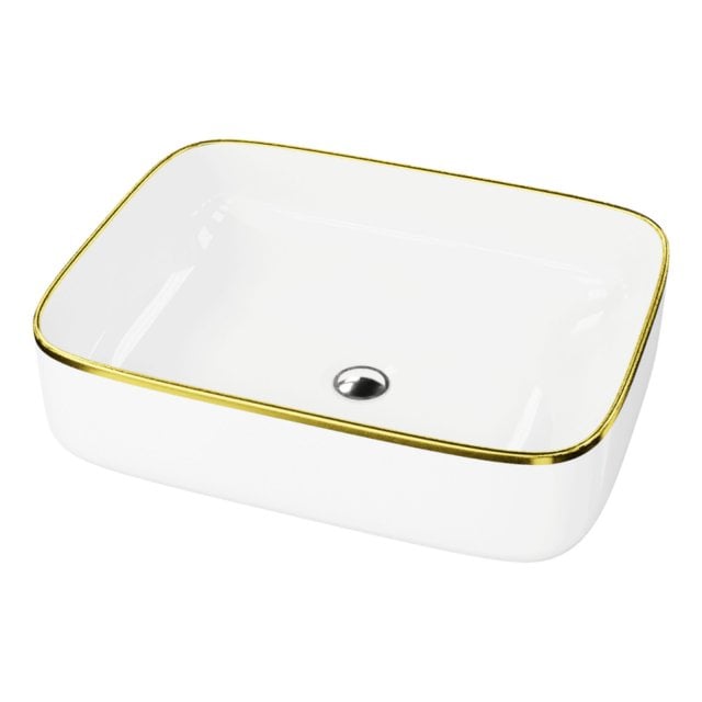 LAVITA Umywalka nablatowa GALERA GOLD LINE 50,5