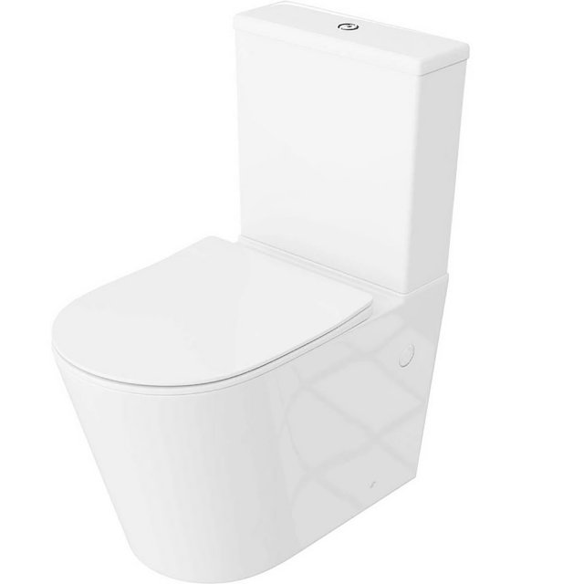 LAVITA Kompakt WC GULIO wirowy z deską duroplastową biały