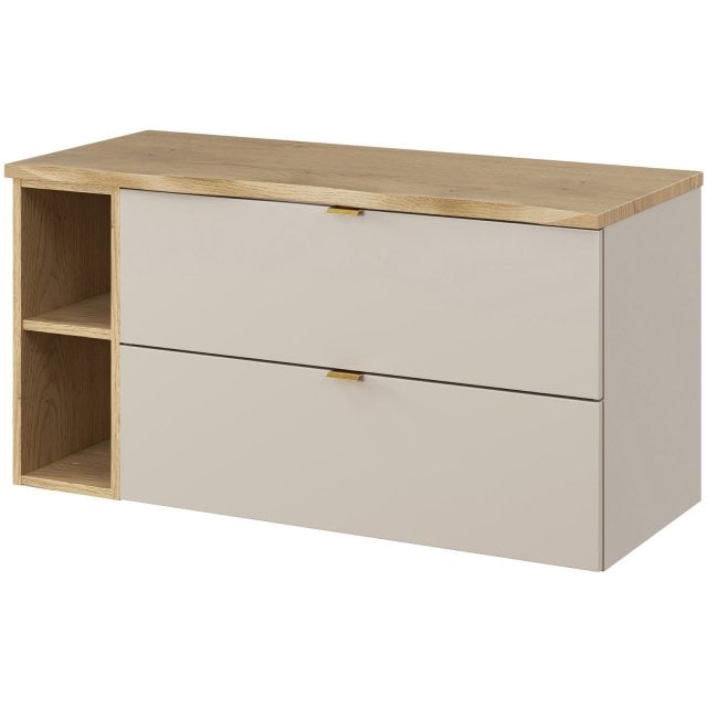 COMAD Zestaw mebli DALIA CASHMERE szafka 80 cm, blat CREMONA 100 cm,