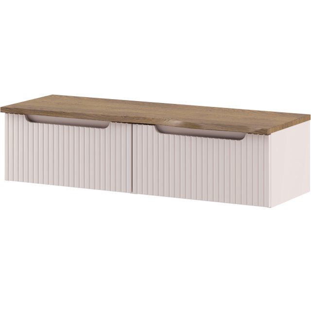 COMAD Zestaw mebli NOVA CASHMERE 2 szafki z blatem NATURE CASELLA 120