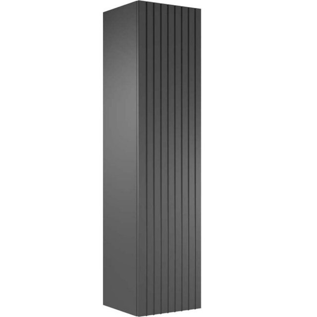 BESCO Słupek łazienkowy AKYA LINEA 33x30x130 gun metal SAL-130-GM