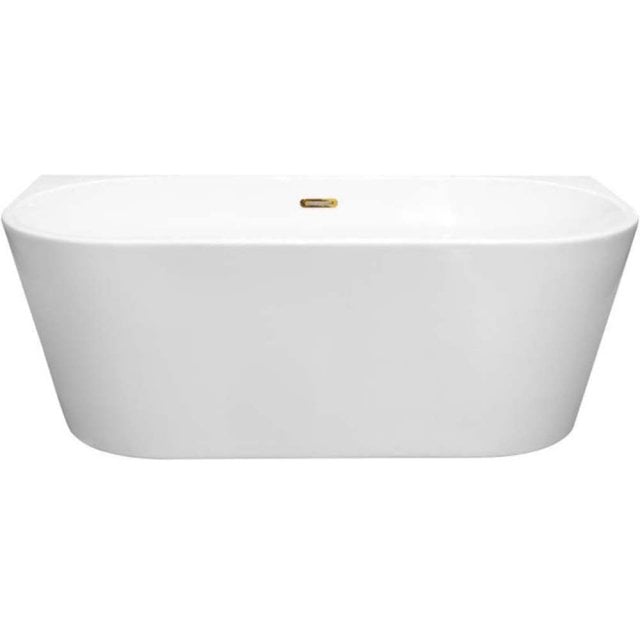 BESCO Wanna wolnostojąca przyścienna VICA NEW 160 z syfonem klik-klak