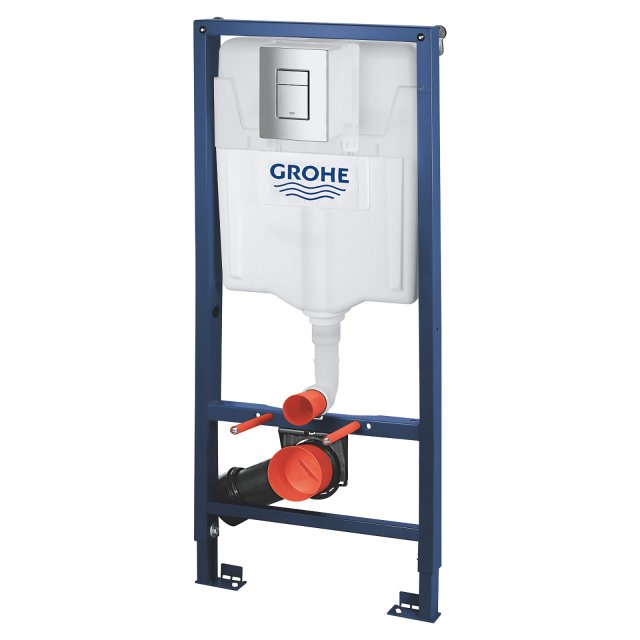 GROHE Stelaż podtynkowy do WC pneumatyczny RAPID SL 3w1 z przyciskiem