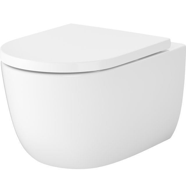 CERSANIT Miska WC podwieszana NAVADO PRO OVAL deska duroplastowa S403