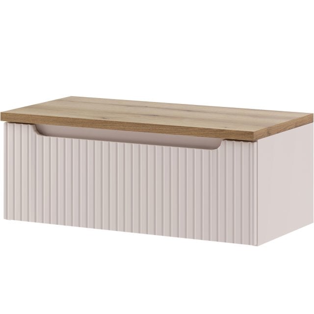 COMAD Zestaw mebli NOVA CASHMERE szafka z blatem NOVA OAK 80 cm