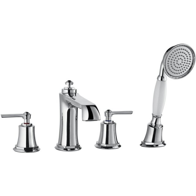 OMNIRES Bateria umywalkowa ARMANCE stojąca 4-otworowa chrom połysk AM