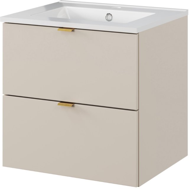 COMAD Szafka DALIA CASHMERE z umywalką meblową LAVA 50 cm