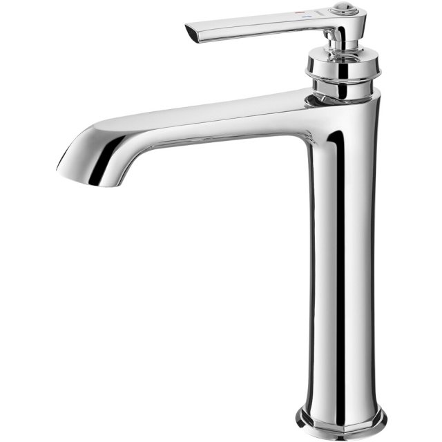 OMNIRES Bateria umywalkowa ARMANCE stojąca wysoka 26 cm z korkiem kli