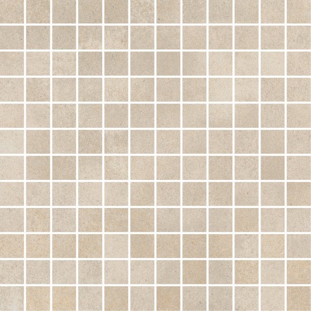 Gres szkliwiony mozaika VELVET CONCRETE beige mat ssq 29,8x29,8 gat.