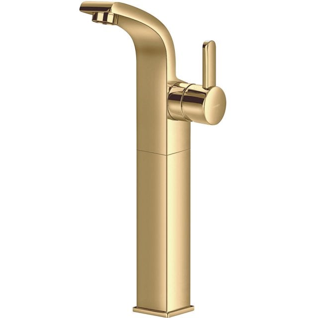 OMNIRES Bateria umywalkowa stojąca DARLING wysoka 33 cm złoty połysk