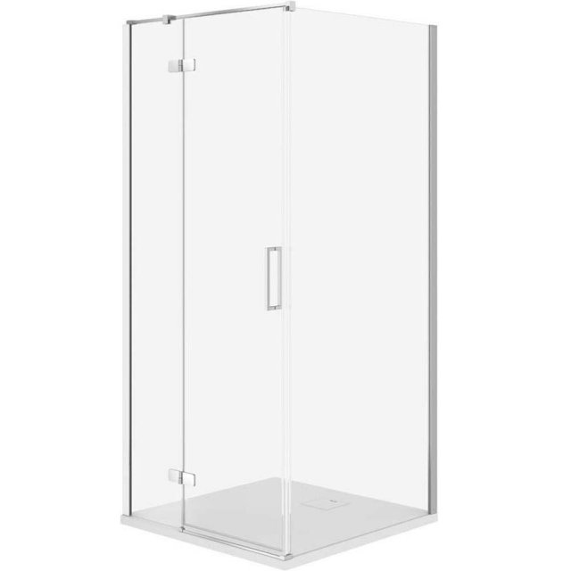 CERSANIT Kabina prysznicowa JOTA lewa chrom 80x80 z brodzikiem TAKO s