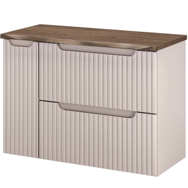 COMAD Zestaw mebli NOVA CASHMERE 2 szafki z blatem NATURE CASELLA 80