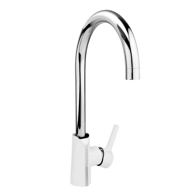 KFA Bateria kuchenna stojąca ANGELIT biały-chrom 6713-915-40