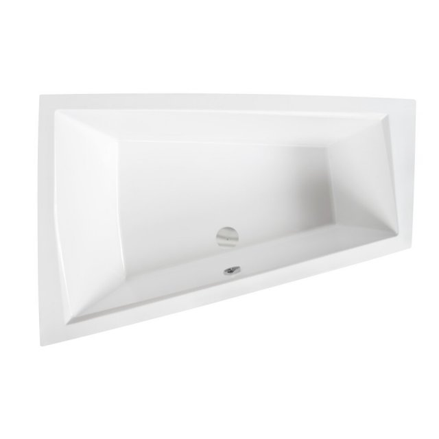 BESCO Wanna narożna INTIMA DUO 180x125 cm lewa #WAID-180-NL