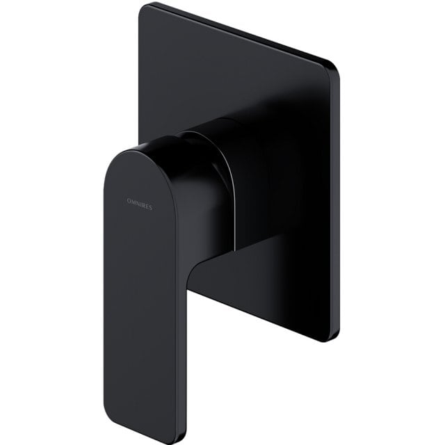 OMNIRES Bateria prysznicowa BARETTI podtynkowa czarny mat BA7845BL