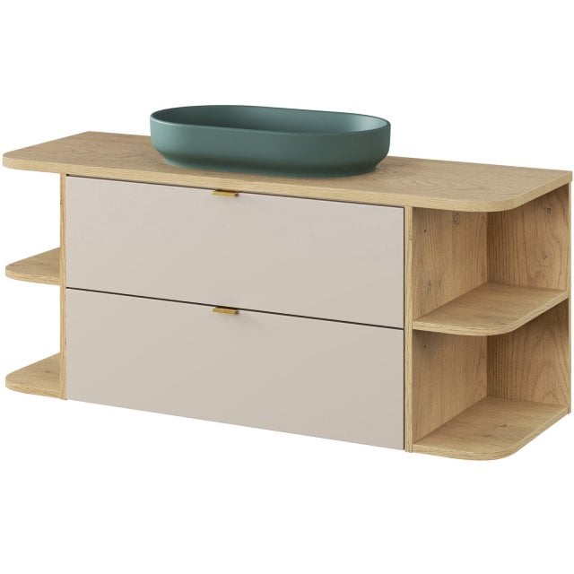 COMAD Zestaw mebli DALIA CASHMERE szafka, 2 regały z blatem CREMONA 1