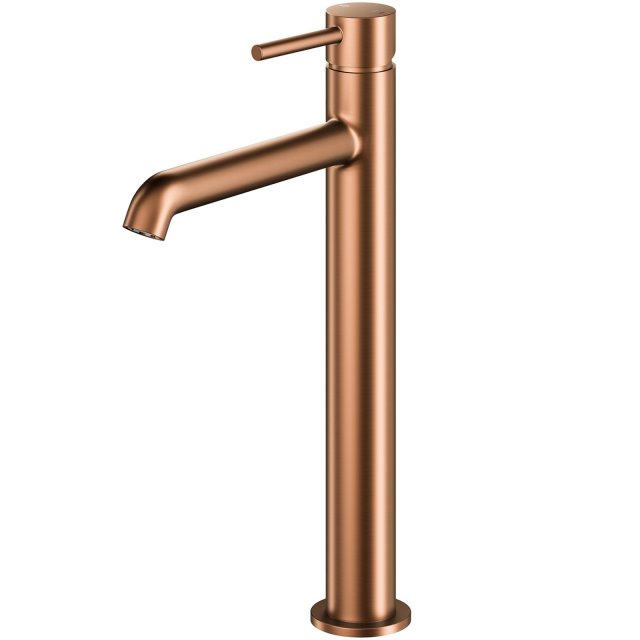 KFA Bateria umywalkowa MOZA MINI stojąca nablatowa różowa złota PVD +