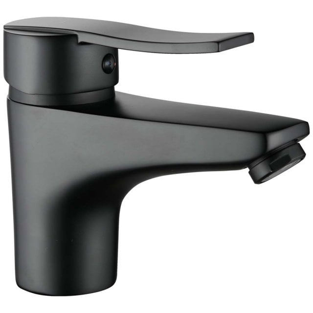 KUCHINOX Bateria umywalkowa stojąca MADERA z korkiem czarna BQM_722D