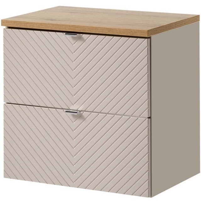 COMAD Szafka podumywalkowa VIVA CASHMERE z blatem OAK 60 cm