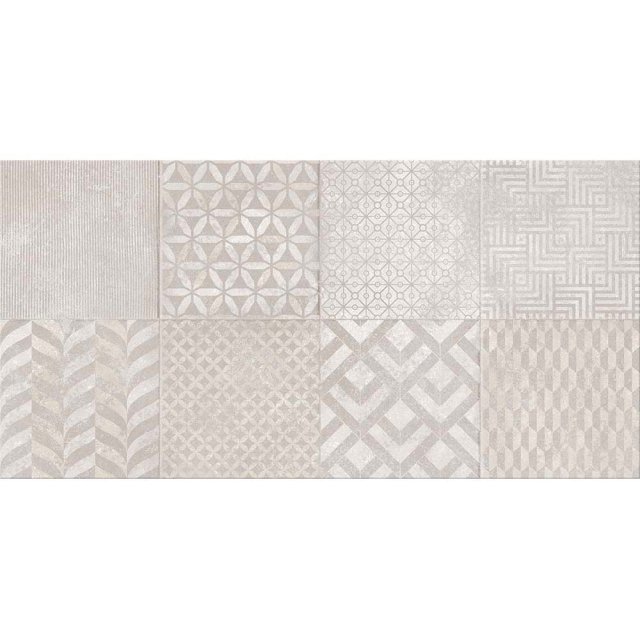 Płytka ścienna CANDY CEMENT grey decor mat 29,8x59,8 gat. II