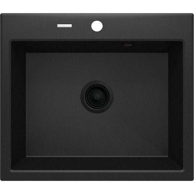 DEANTE Zlewozmywak granitowy ANDANTE grafit metalik 1-komorowy ZQN_G1