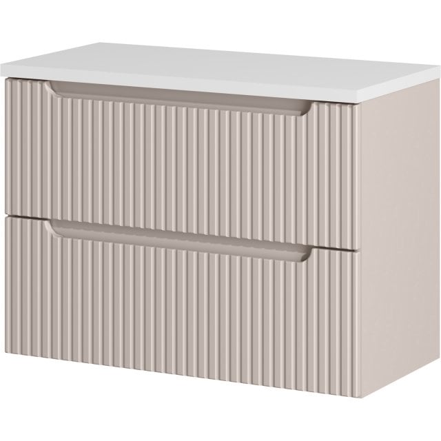 COMAD Szafka podumywalkowa NOVA CASHMERE z blatem WHITE 80 cm