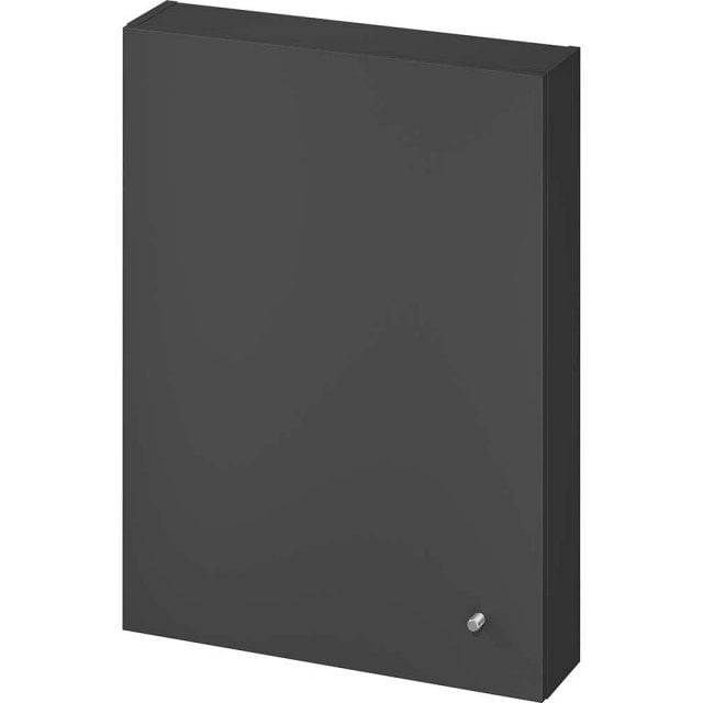 CERSANIT Szafka łazienkowa wisząca LARGA 60 zmontowana antracytowa S1