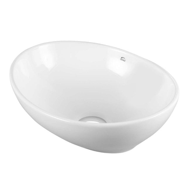 LAVEO Umywalka nablatowa DESNA 41 ceramiczna biała VUD 6241