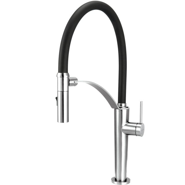 DEANTE Bateria kuchenna stojąca CORDA z elastyczną wylewką 2 rodzaje