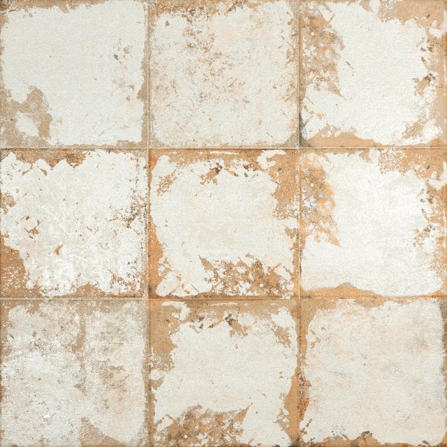 Gres szkliwiony hiszpański El Molino MEMORY BASE BLANCO brillo 58x58