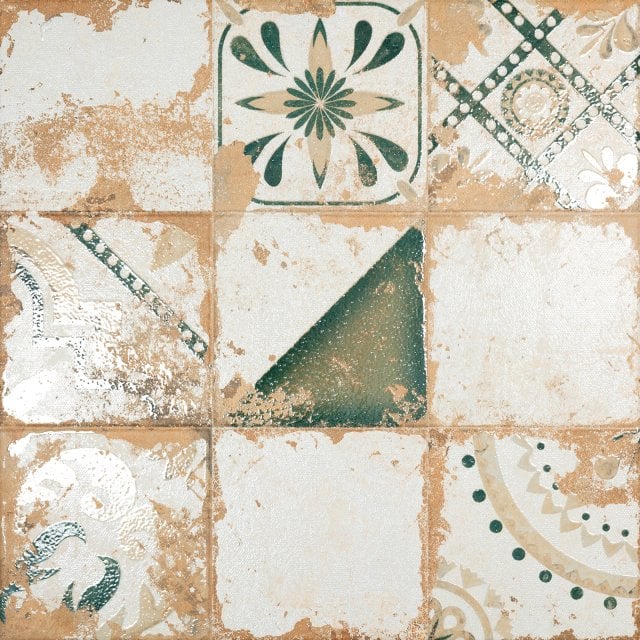 Gres szkliwiony hiszpański El Molino MEMORY VERDE brillo 58x58 gat. I