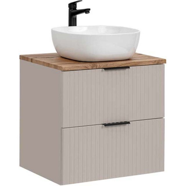 COMAD Zestaw mebli ADEL CASHMERE szafka z blatem WOTAN 60 cm, umywalk