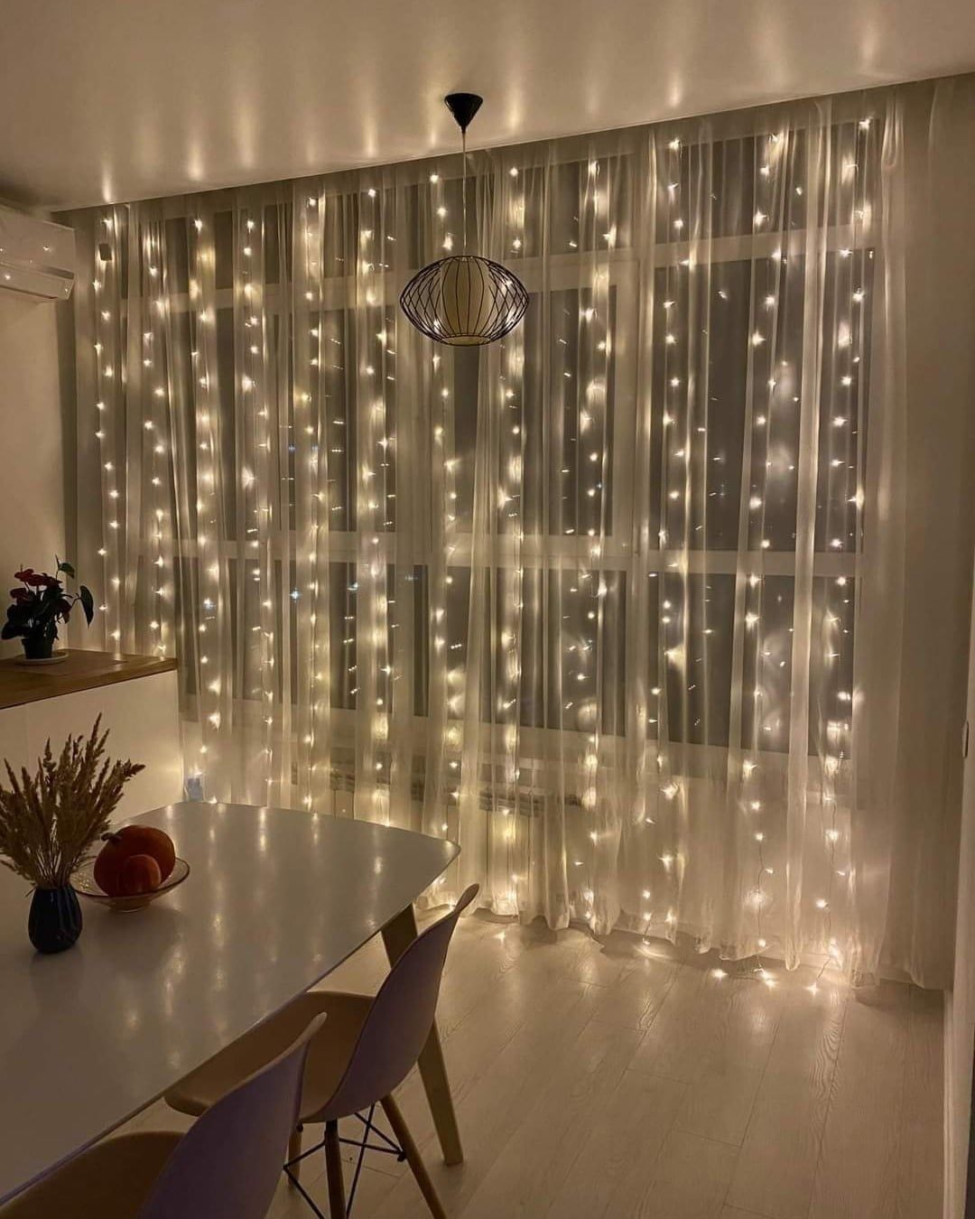 Kurtyna Świetlna LED cudowny wystrój