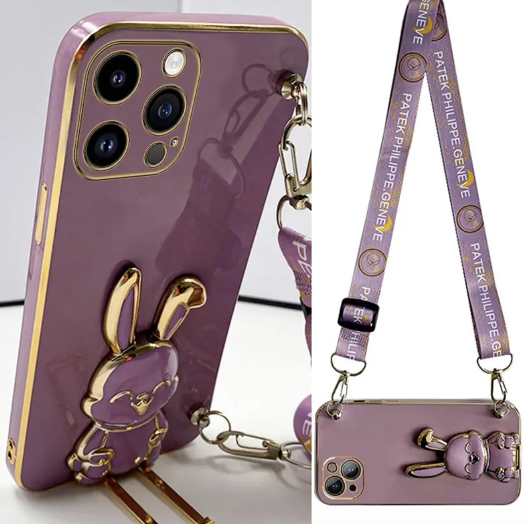 Etui ze smyczką Rabbit Iphone Króliczek 010