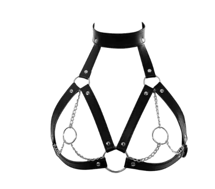 Seksowny pas uprząż na klatkę piersiową