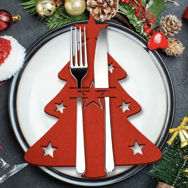 12 choinek na sztućce