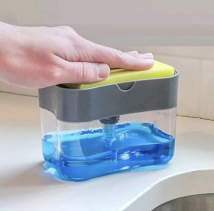 Dozownik mydła z mydelniczką