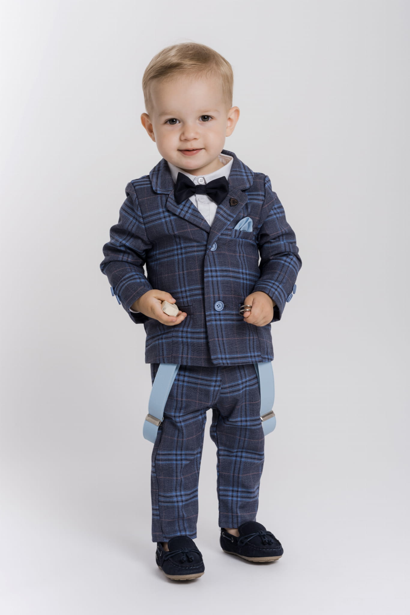 LaFerio Roca 01 Garnitur w kratę dla chłopca JR