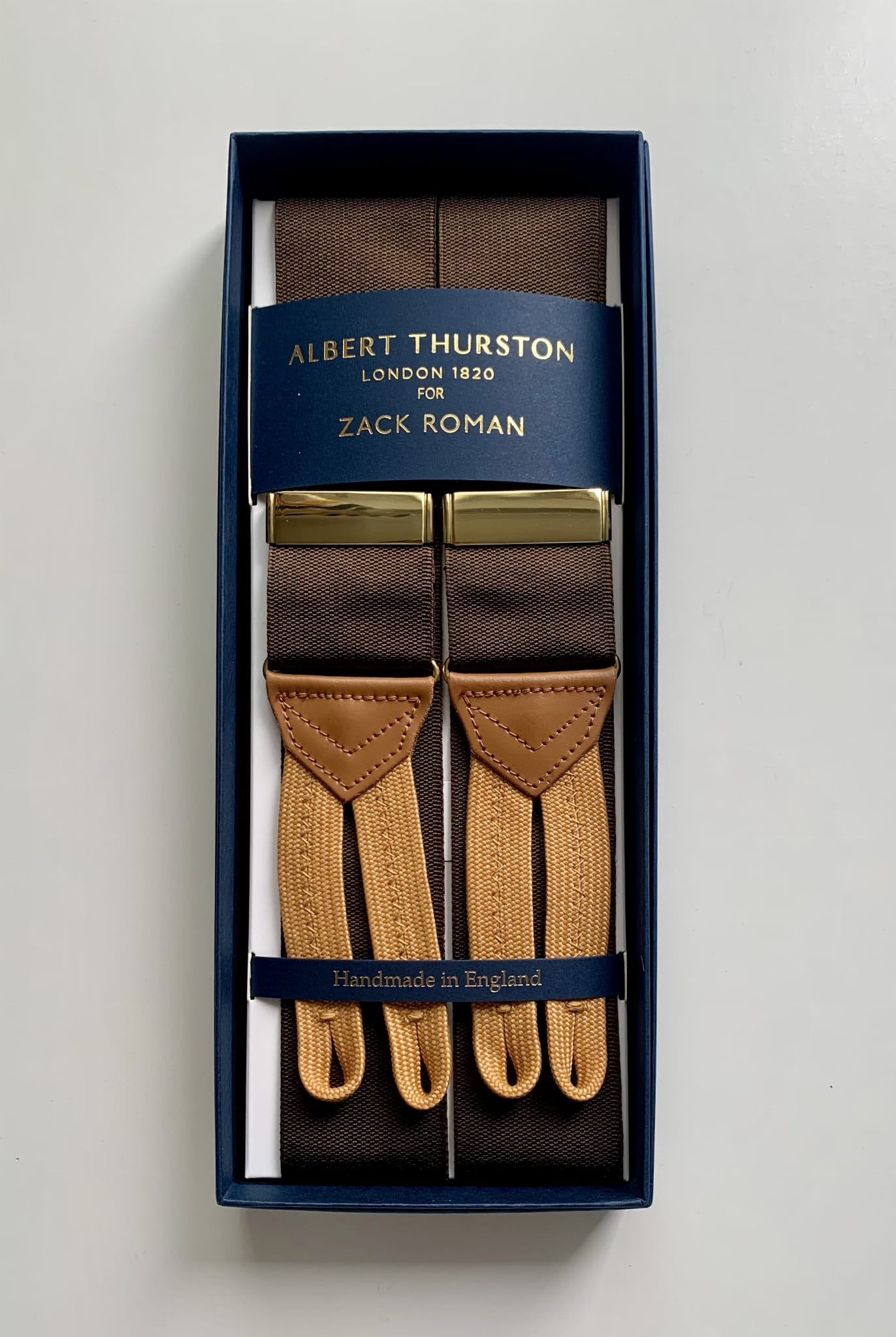 Szelki brązowe coffee brown