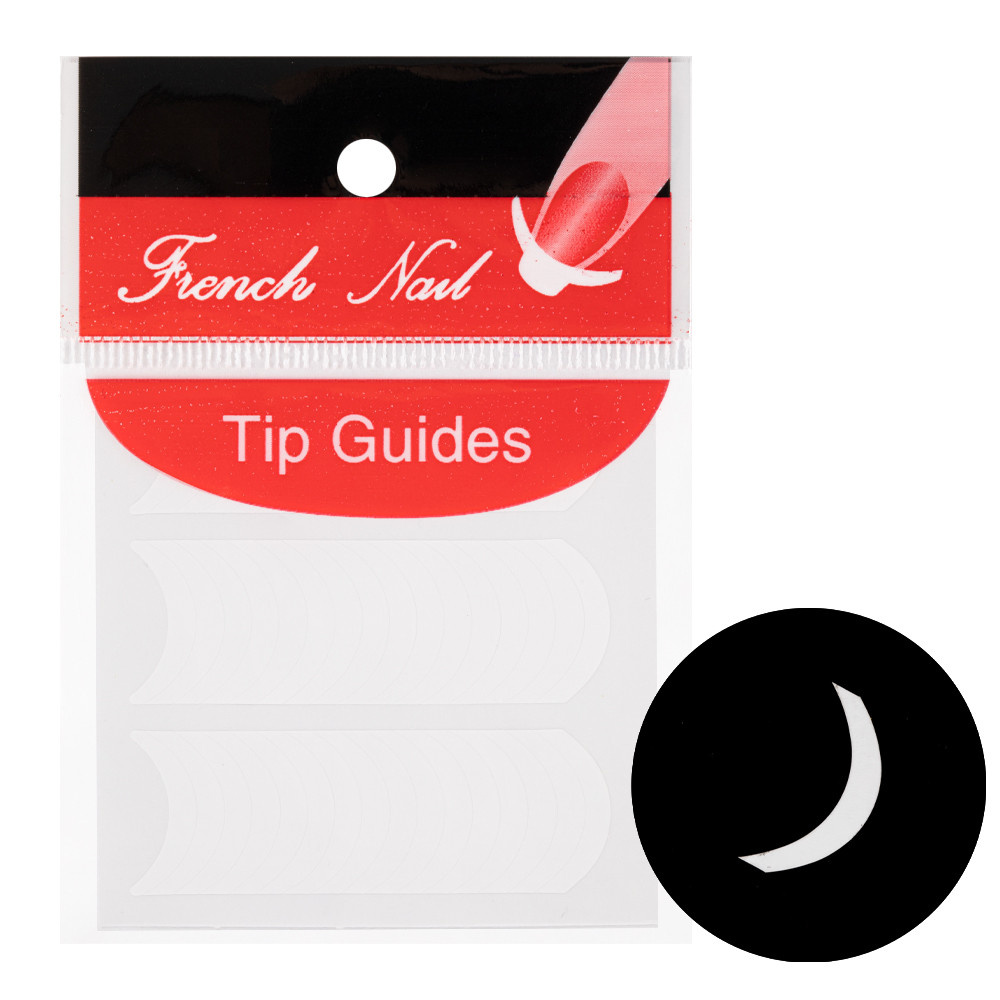 Samoprzylepne paski naklejki do french manicure Nr 2