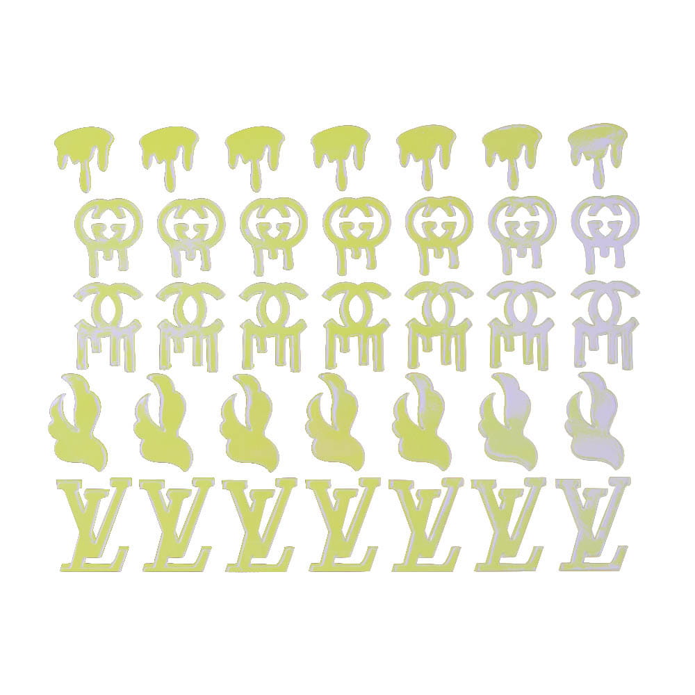 Naklejka samoprzylepna kształty logotypy Nr 17