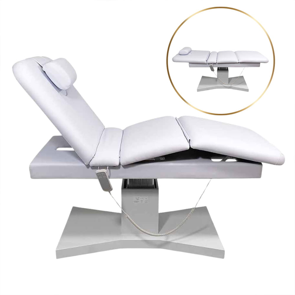 CO Leżanka kosmetyczna elektryczna do masażu ELEGANCE 3 biała CN00066