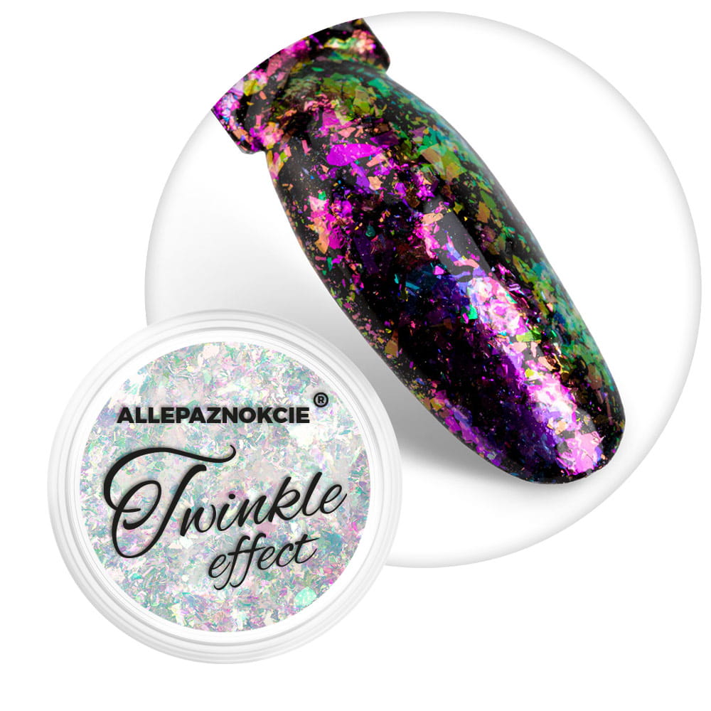 Pyłek do paznokci Twinkle Effect Allepaznokcie 0,3 g Nr 3