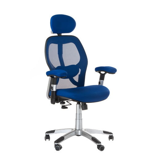 Bs fotel ergonomiczny corpocomfort bx-4144 niebieski