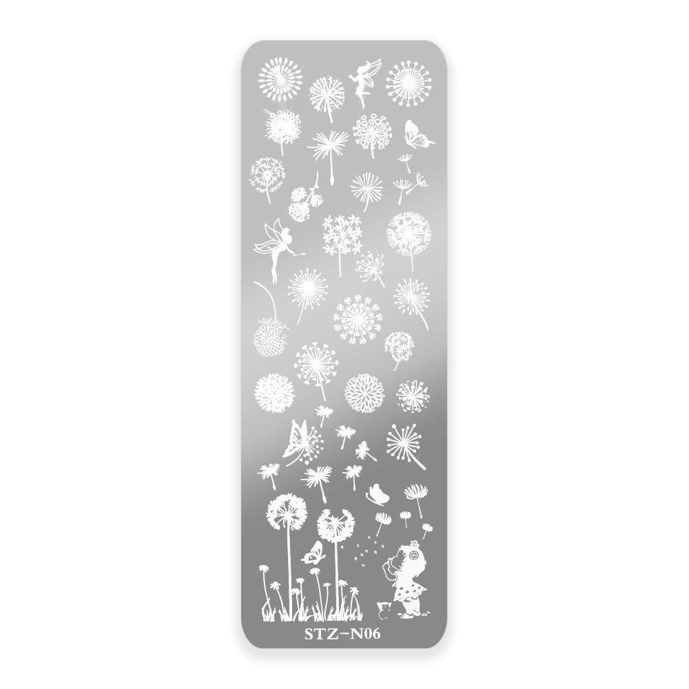 Blaszka ze wzorkami do stempli Wonderland STZ-N06