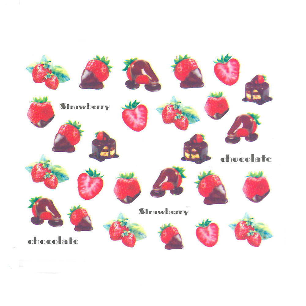 Naklejki wodne do paznokci Nr BN 832