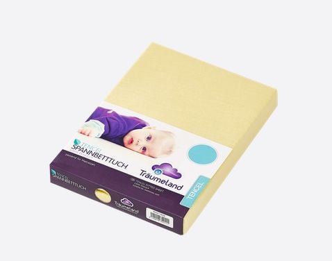 Traumeland, Prześcieradło uniwersalne do łóżeczka-Żółte