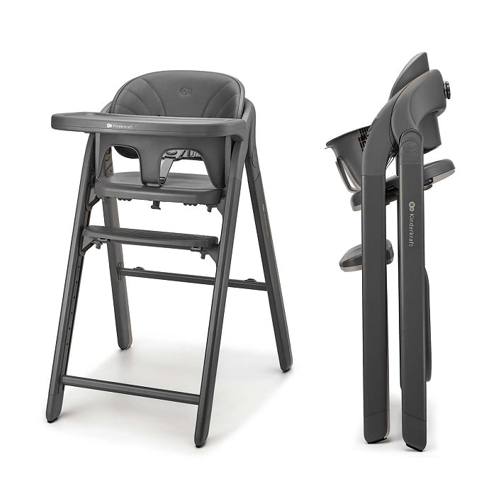 Kinderkraft Tino- krzesełko do karmienia 3w1-Szary