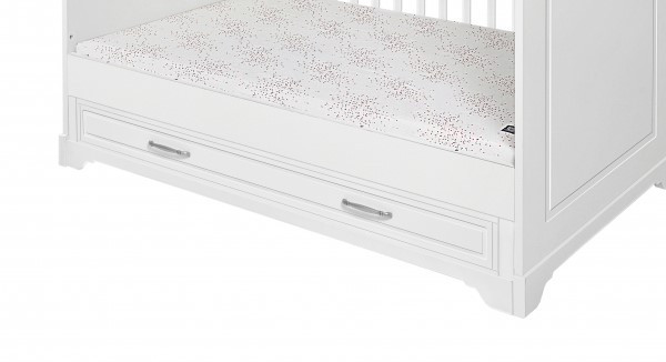 Novelies, Melody - szuflada do łóżeczka 70x140-Biały