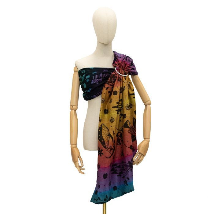 Supermama.baby Chusta kółkowa i waga 2w1-Shrooms Dark